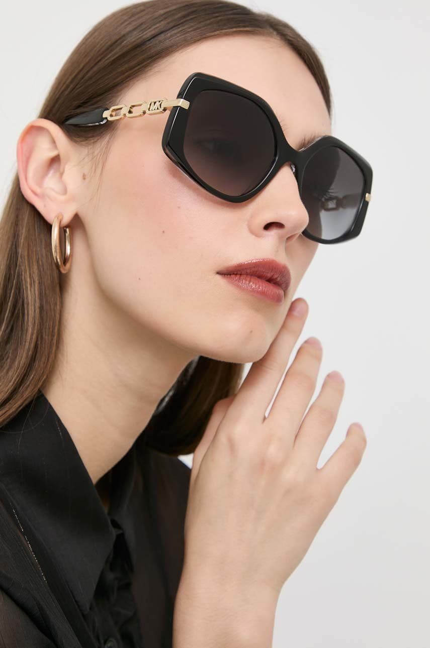 Michael Kors MK2177 Cheyenne 31068G MK2177 CHEYENNE Sunglasses Black 140mm Women