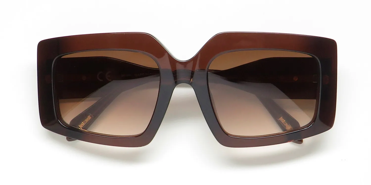 Just Cavalli Sjc020 0aak Sunglasses Transparent Brown 54mm 2