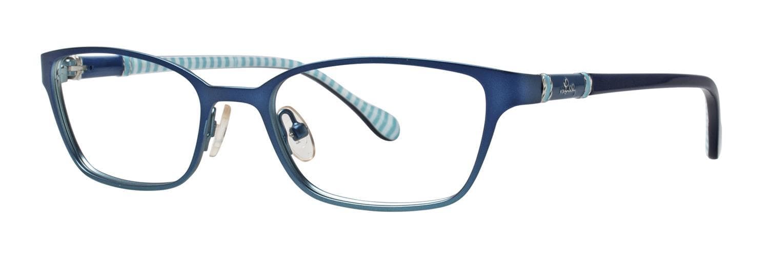 Lilly Pulitzer Chatham Eyeglasses Blue Fade 49mm Women