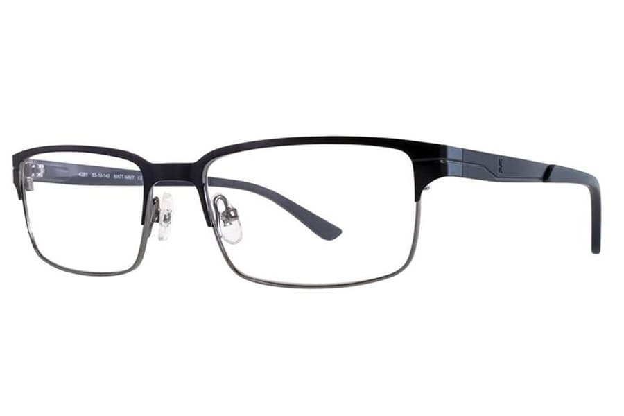 Helium 4381 MATT NAVY Eyeglasses Blue 53mm Men
