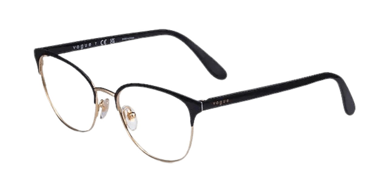 Vogue VO4088 352 Eyeglasses Black Gold 50mm Women 2