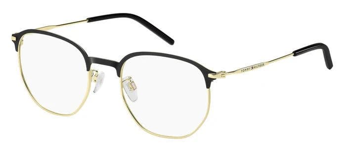 Tommy Hilfiger TH 2063/F 0I46 Eyeglasses Matte Black Gold 53mm Men