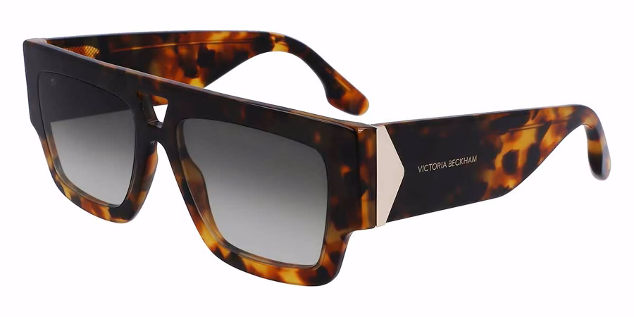 Victoria Beckham VB651S 232 Sunglasses Dark Havana Fade 55mm Women