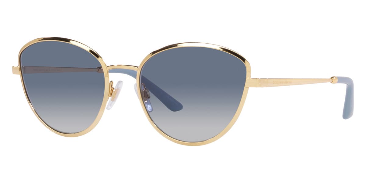 Dolce &amp; Gabbana DG2280 0214 Sunglasses Gold 56mm Women