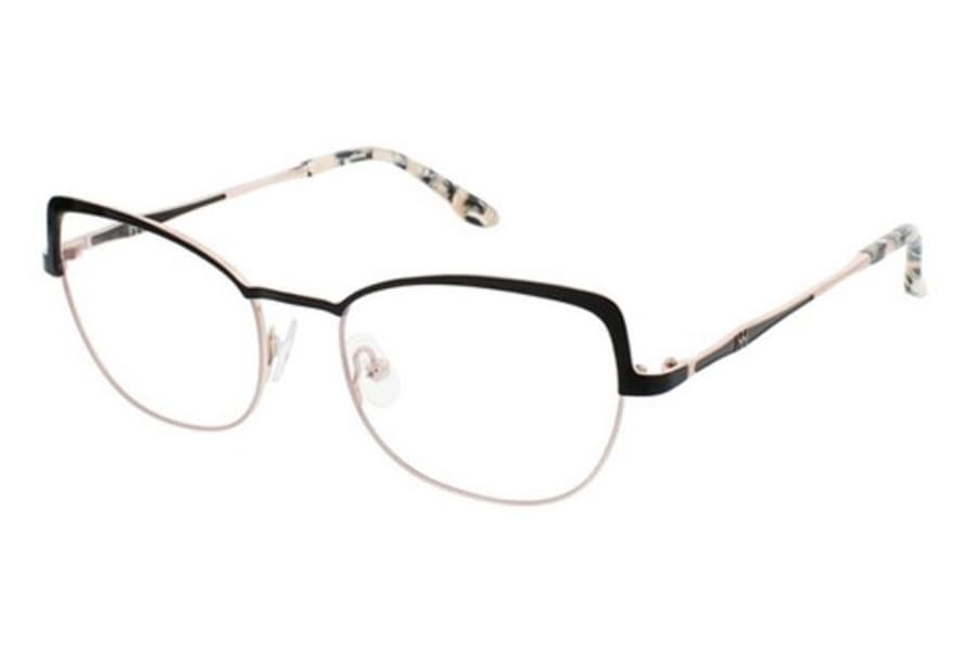 BCBGMAXAZRIA BLAKELY Black Eyeglasses Multicolor 53mm Women