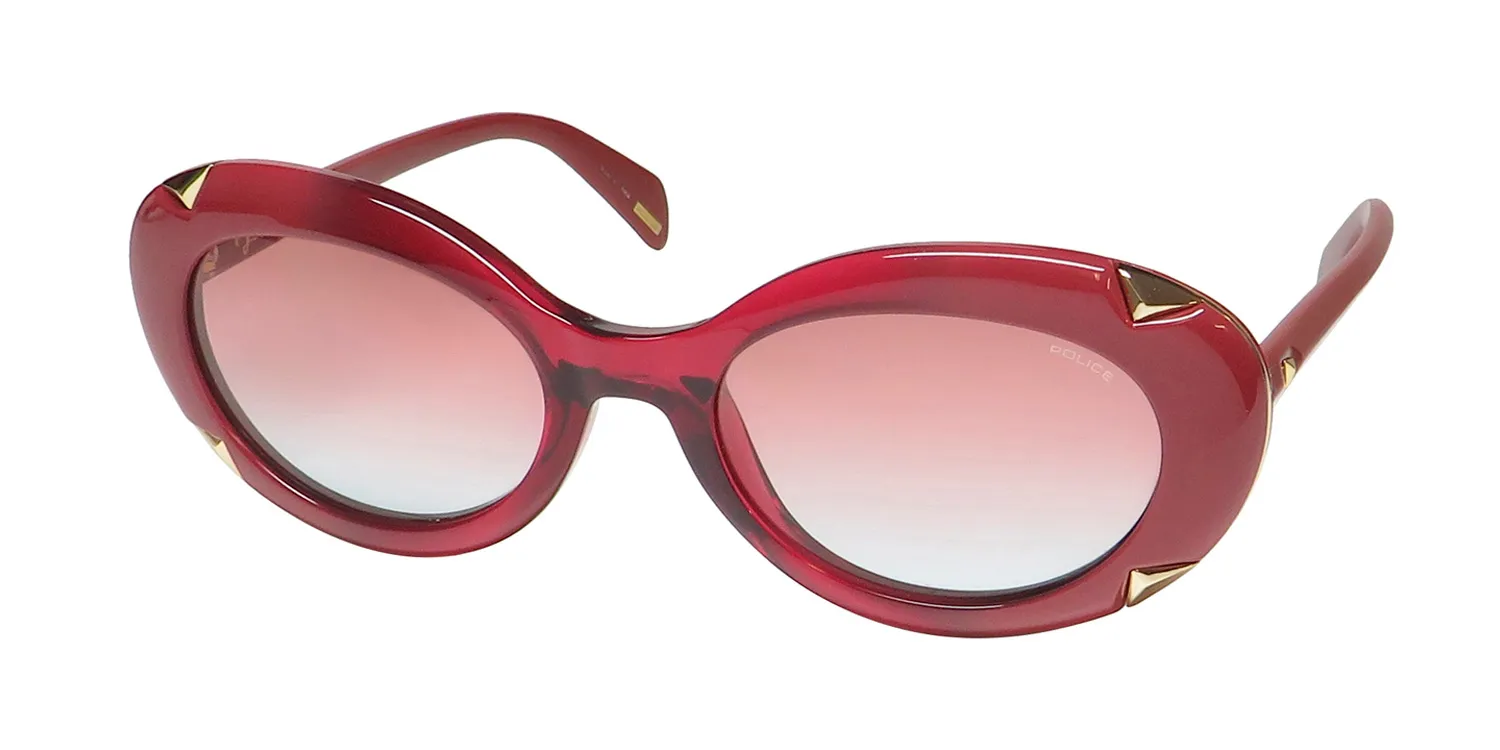 Police Spla16 0vb6 Sunglasses Burgundy 54mm