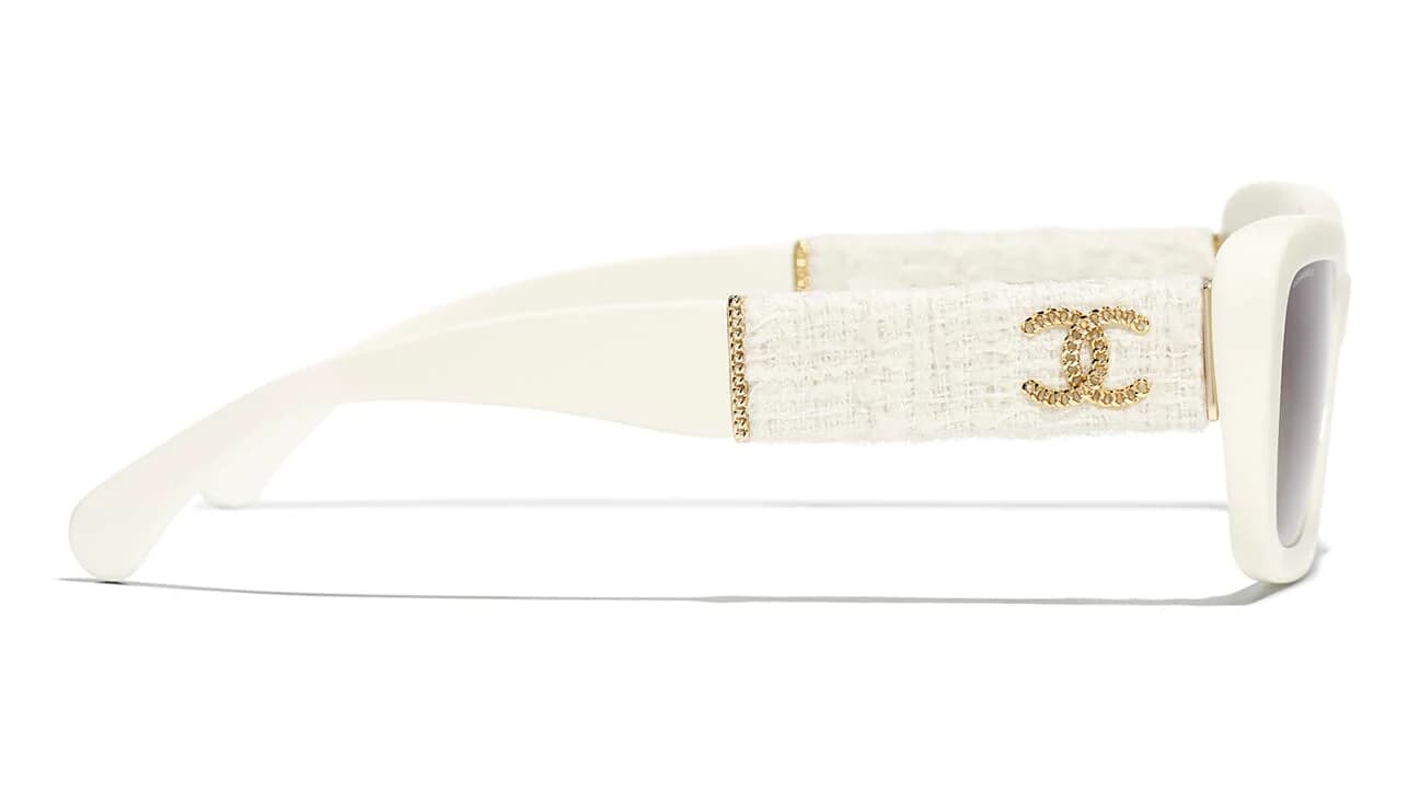 Chanel 5514-A c.1255/S6 Sunglasses White 140mm Unisex 3