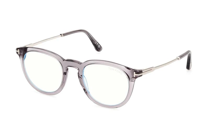 Tom Ford FT5905B 020 Eyeglasses Grey 49mm Men