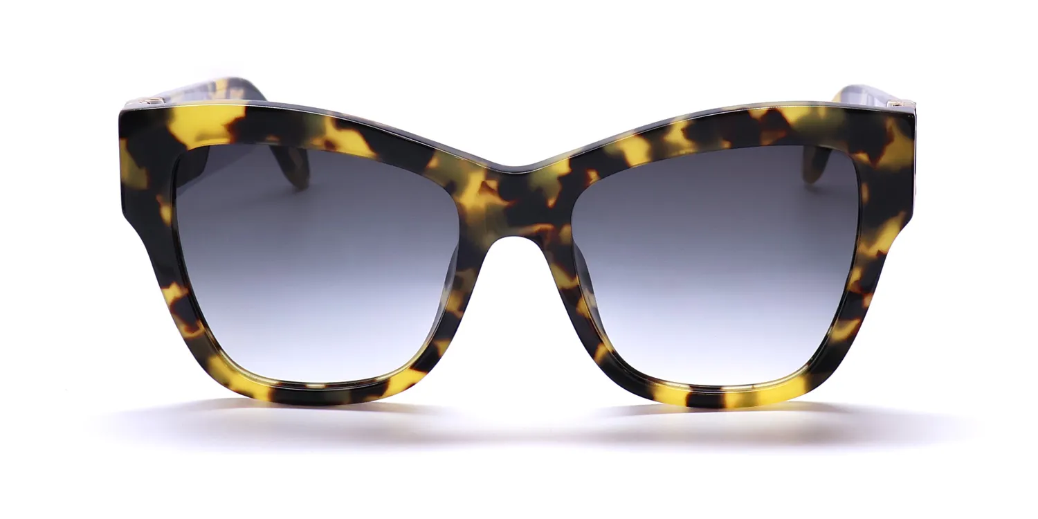 Just Cavalli Sjc037 0781 Sunglasses Green Tortoise 54mm 3