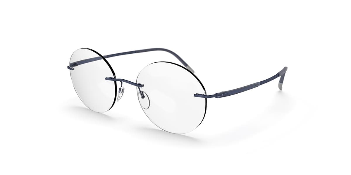 Silhouette 5540 CF 4540 Titan Dynamics Contour 5540 Eyeglasses Blue 48mm Men