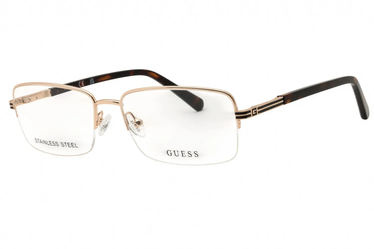 Guess GU50044 032 Eyeglasses Pale Gold 57mm Men