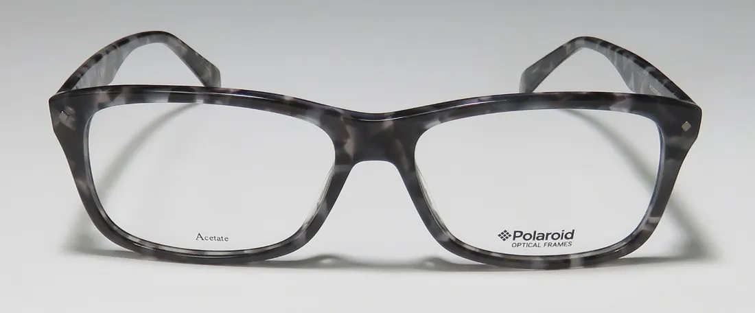 Polaroid D317 ab8 Eyeglasses Havana Grey 55mm Unisex 3