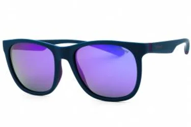 Polaroid PLD 2140/S 0802 MF Sunglasses Matte Blue 55mm