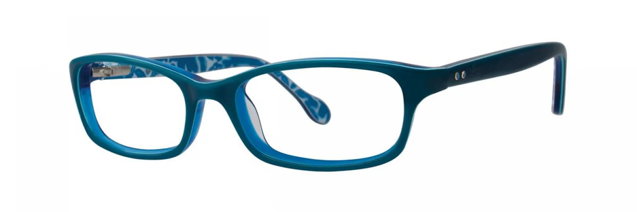 Lilly Pulitzer Chandie Eyeglasses Teal 46mm Kids
