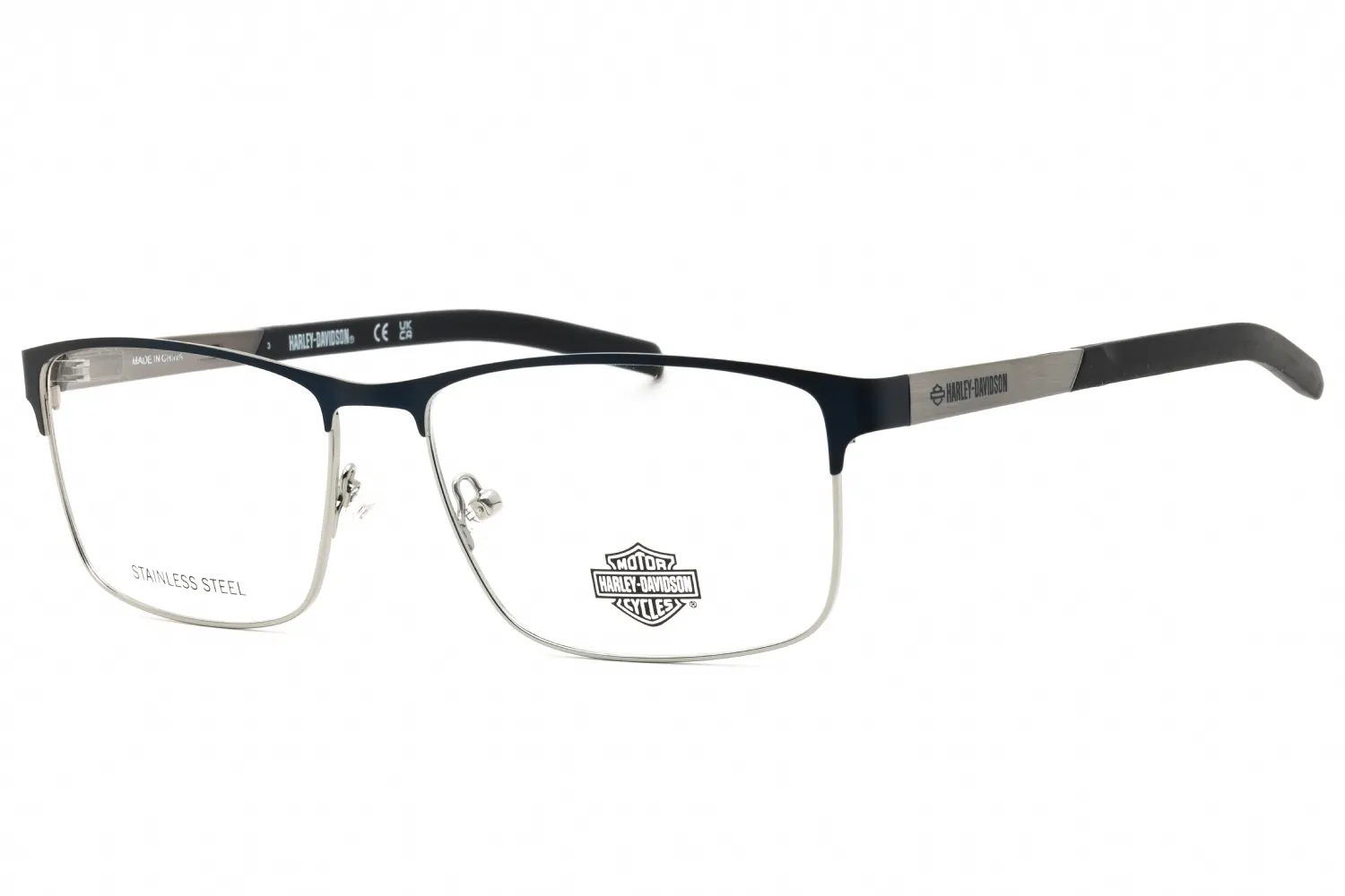 Harley Davidson HD00014 091 Eyeglasses Matte Blue 58mm Men