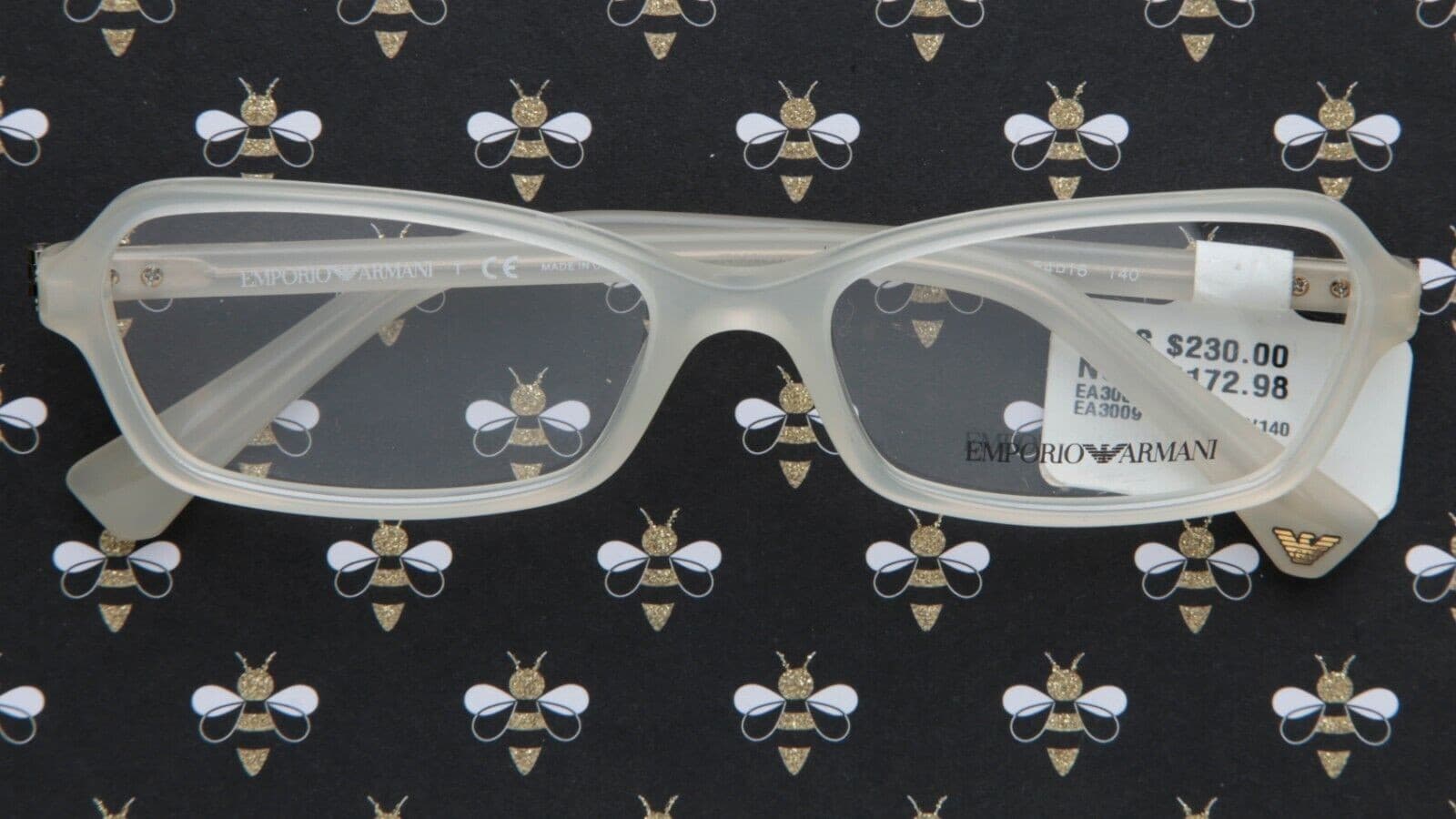 Emporio Armani EA3009 5082 Eyeglasses Ivory 54mm Women 12