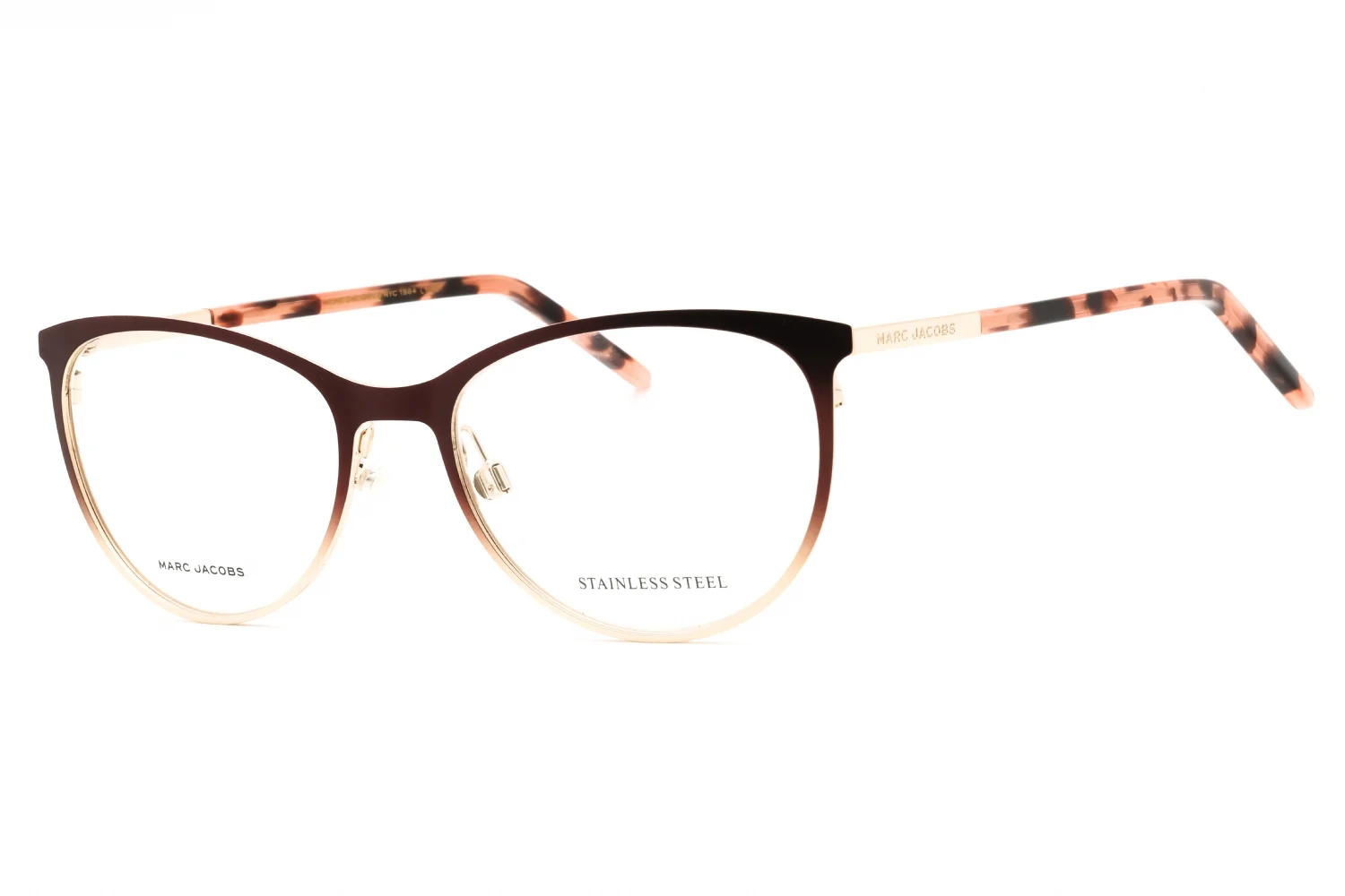 Marc Jacobs MARC 708 0UFM Eyeglasses Mtbrw Gold 54mm Women