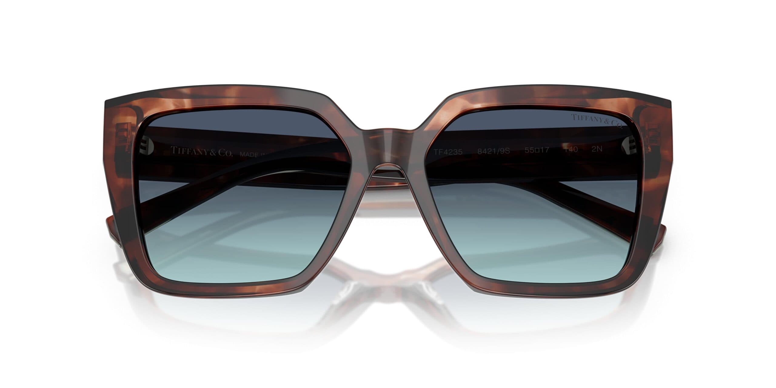 Tiffany & Co. 0TF4235 84219S Sunglasses Spotted Brown Havana 55mm Women 5