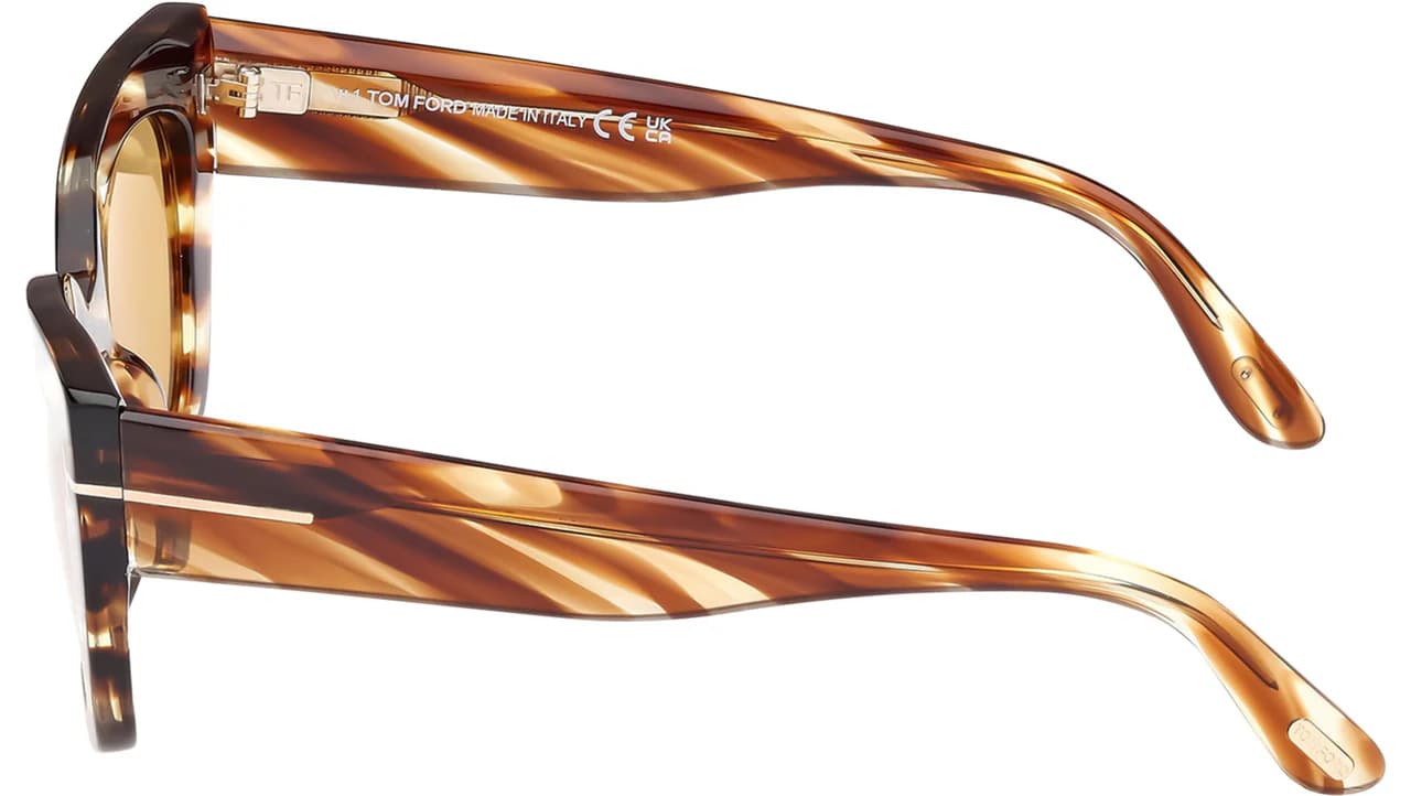 Tom Ford FT1190 53E Sunglasses Blonde Havana 53mm Women 3