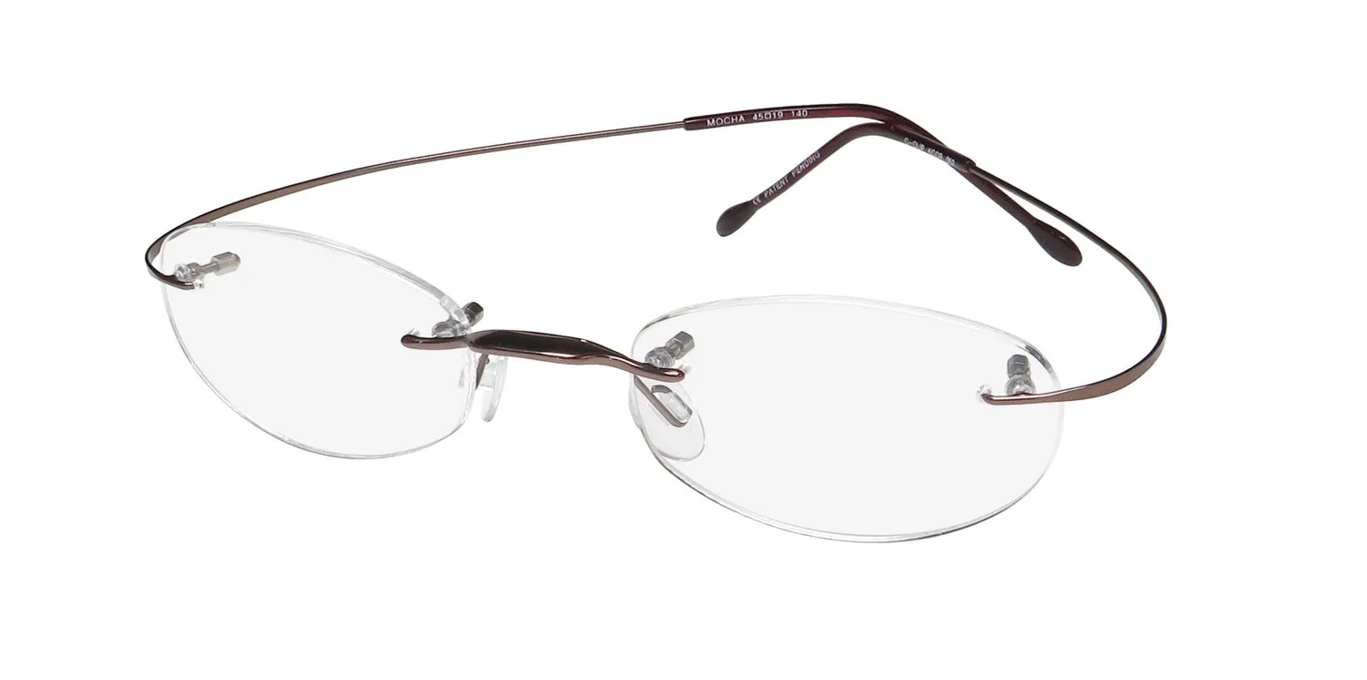 Elite Eyewear 52 mocha Eyeglasses Mocha 45mm 8