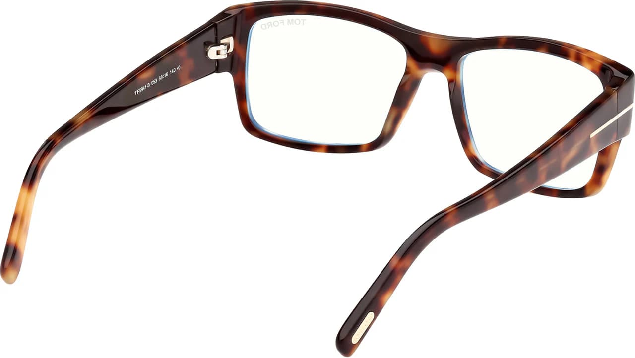 Tom Ford FT5941B 053 Eyeglasses Blonde Havana 55mm Men 5