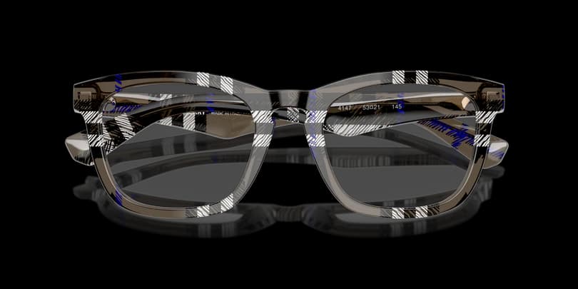 Burberry 0BE2417 4147 Eyeglasses Checkered Grey 51mm Men 5