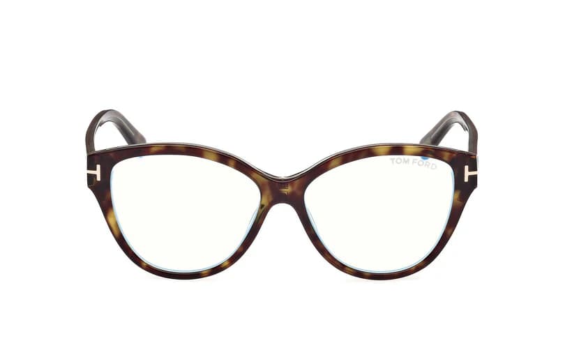 Tom Ford FT5954B 055 Eyeglasses Coloured Havana 54mm Women 2