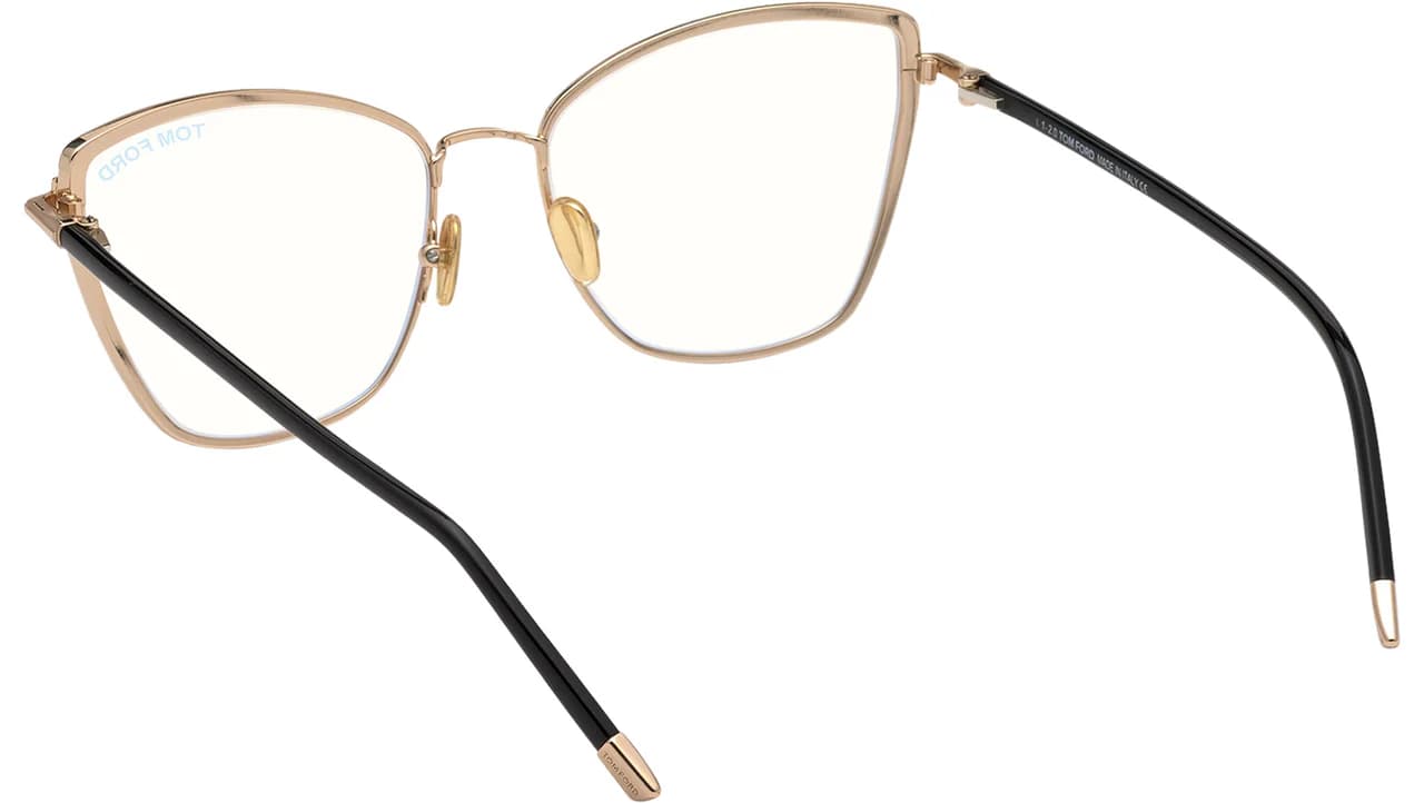 Tom Ford FT5740B 001 Eyeglasses Shiny Black 54mm Women 3