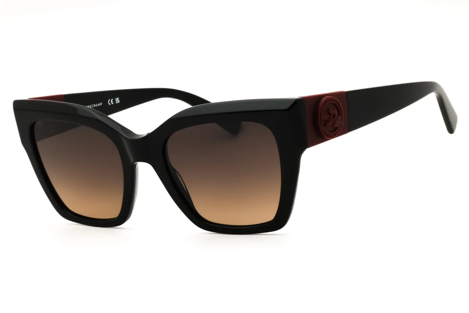 Longchamp LO762SN 001 Sunglasses Black 52mm Women