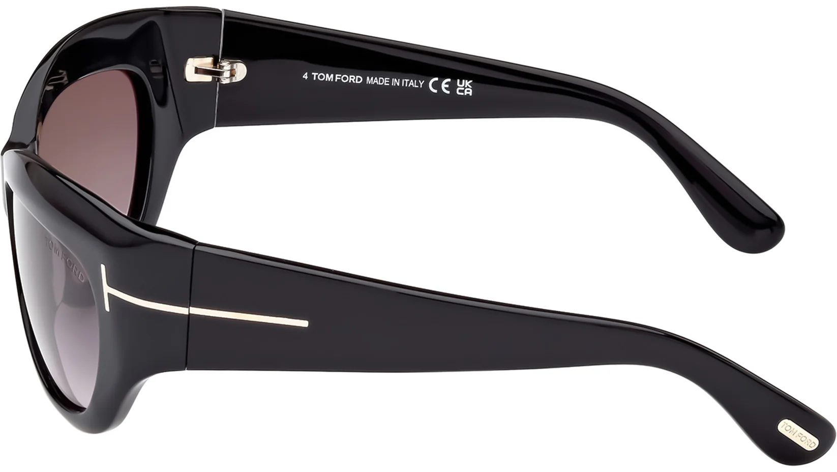 Tom Ford Brianna FT1065 01B Sunglasses Shiny Black Women 4