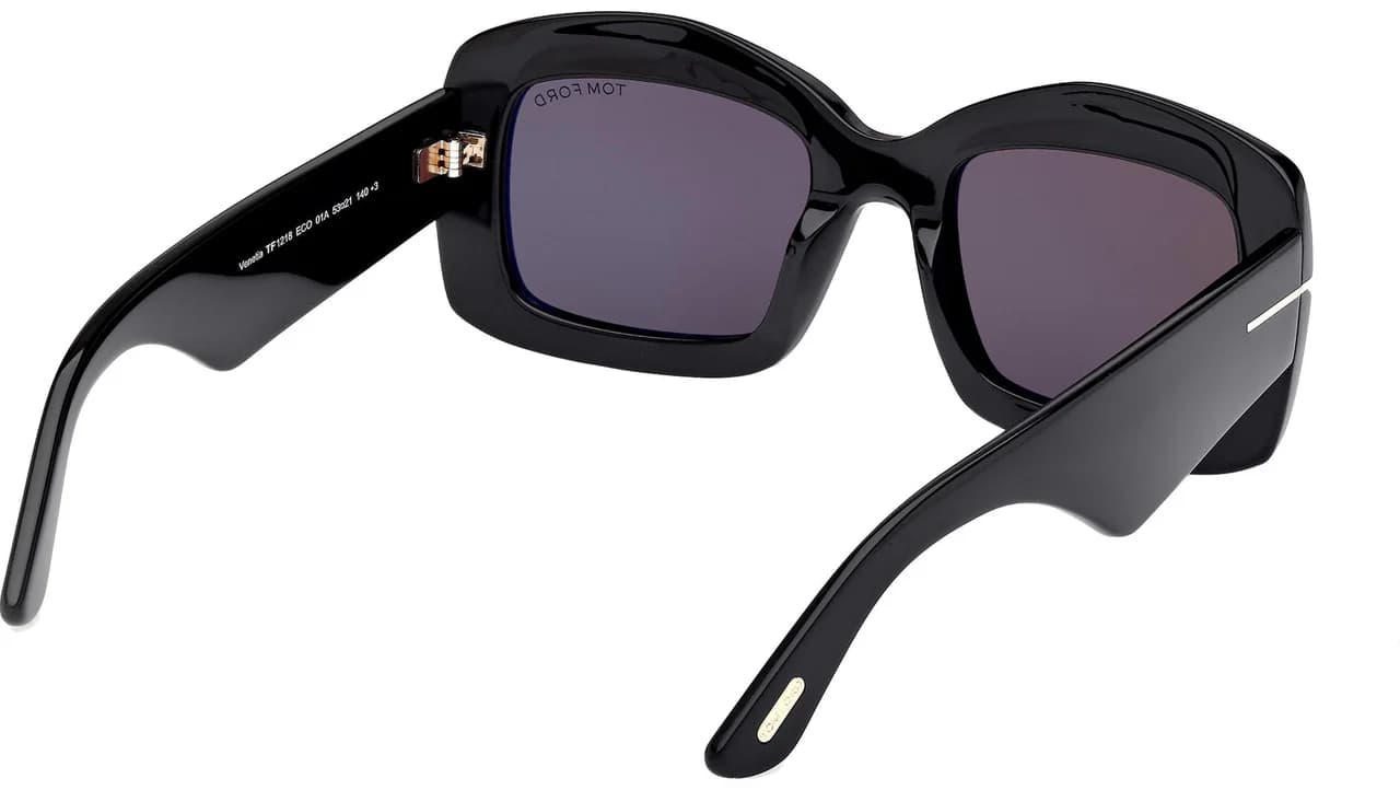 Tom Ford FT1218 01A Sunglasses Shiny Black 53mm Women 5
