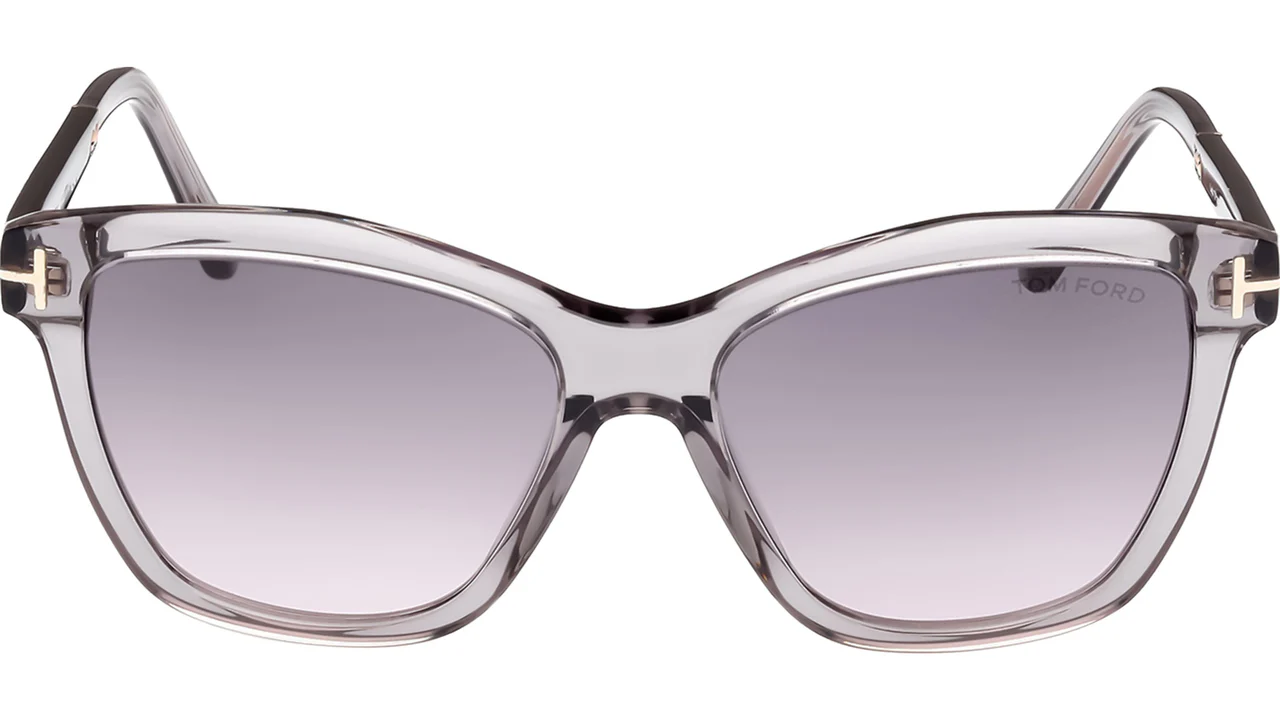 Tom Ford Lucia FT1087 20A Sunglasses Grey 54mm Women 2