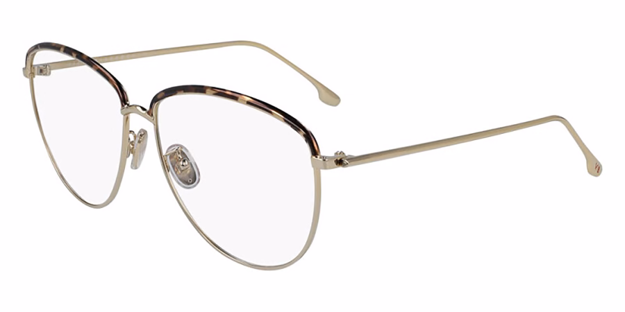 Victoria Beckham VB2100 716 Eyeglasses Gold 58mm Women