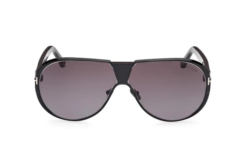 Tom Ford FT1072 01B Sunglasses Black 64mm Men 2