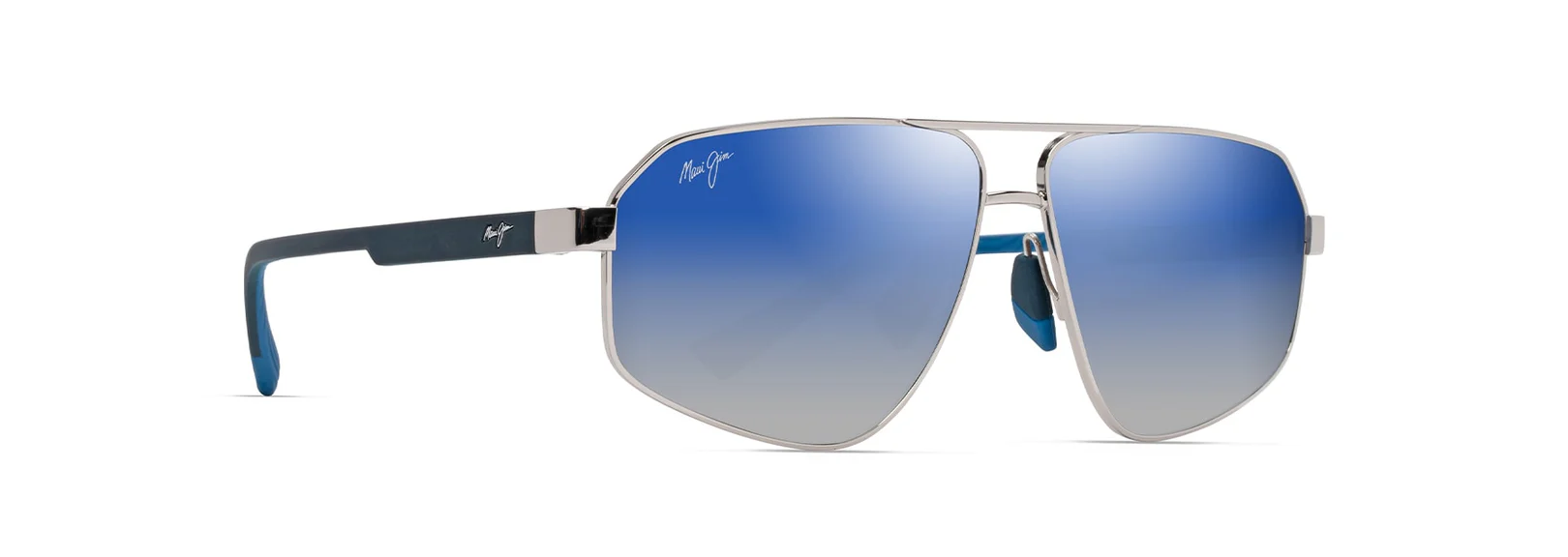 Maui Jim Keawawa MJ0620S 002 Sunglasses Silver 60mm Men