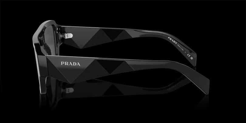 Prada 0PR A05SF 16K08Z Sunglasses Black 55mm Men 2