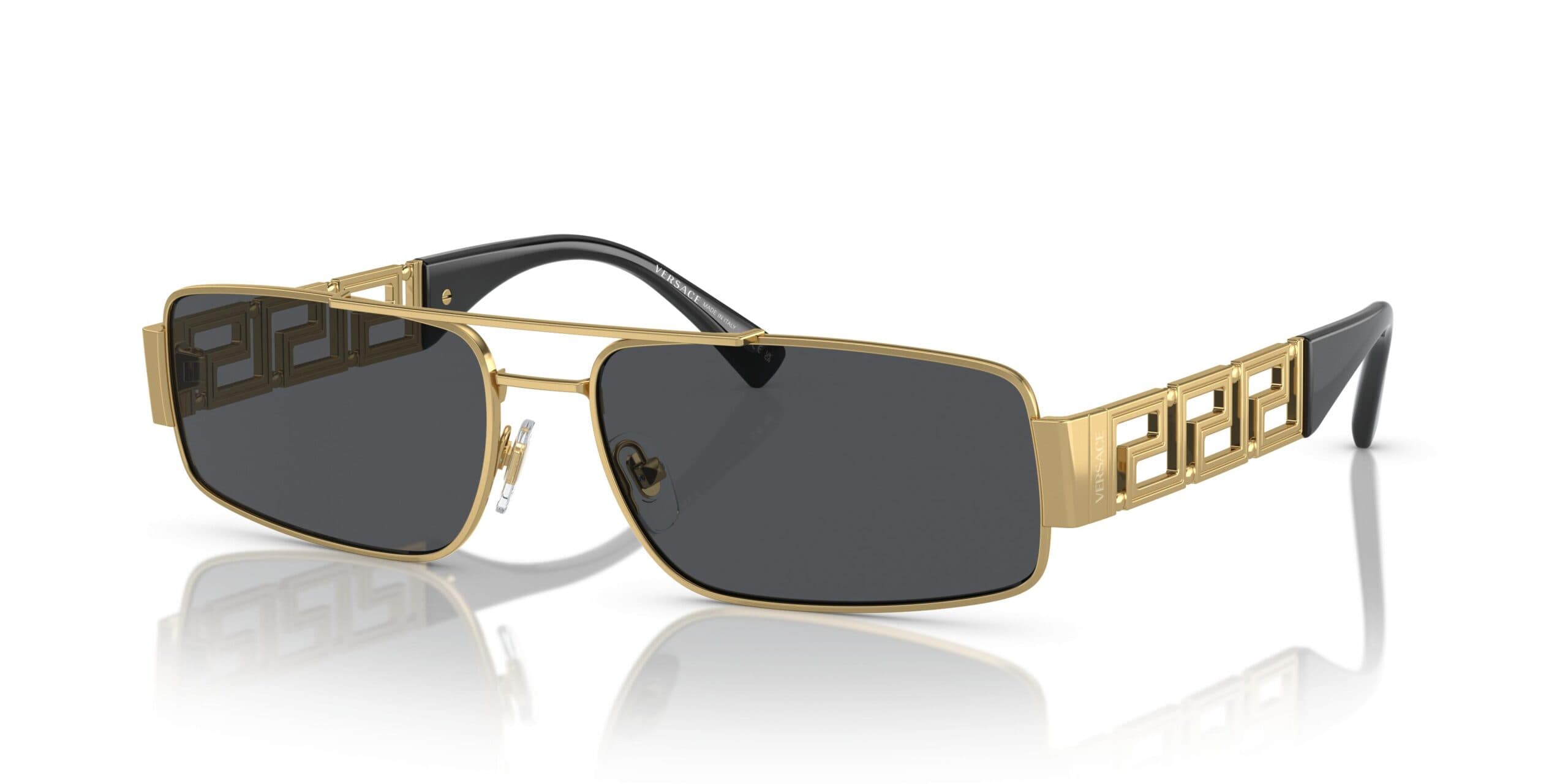 Versace 0VE2257 100287 Sunglasses Gold 60mm Men