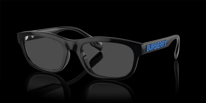 Burberry B2385U 3001 Eyeglasses Black 54mm Men