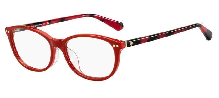 Kate Spade EVANGELINE/F 0C9A Eyeglasses Red 53mm Women