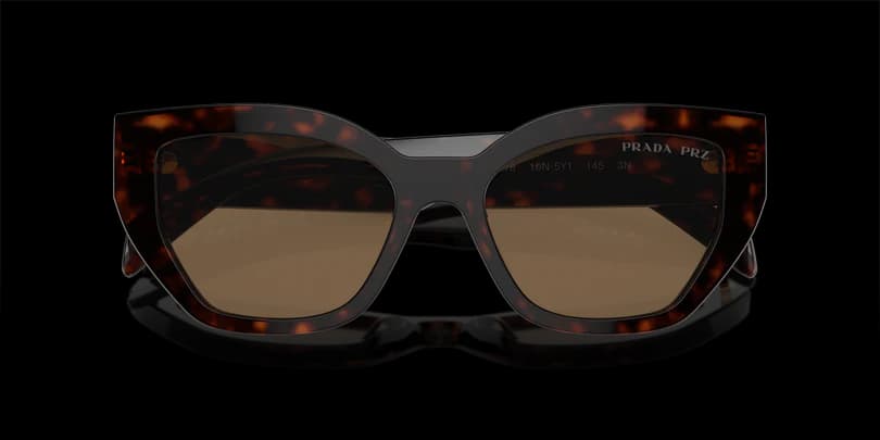 Prada 0PR A09S 16N5Y1 Sunglasses Briar Tortoise 53mm Women 4