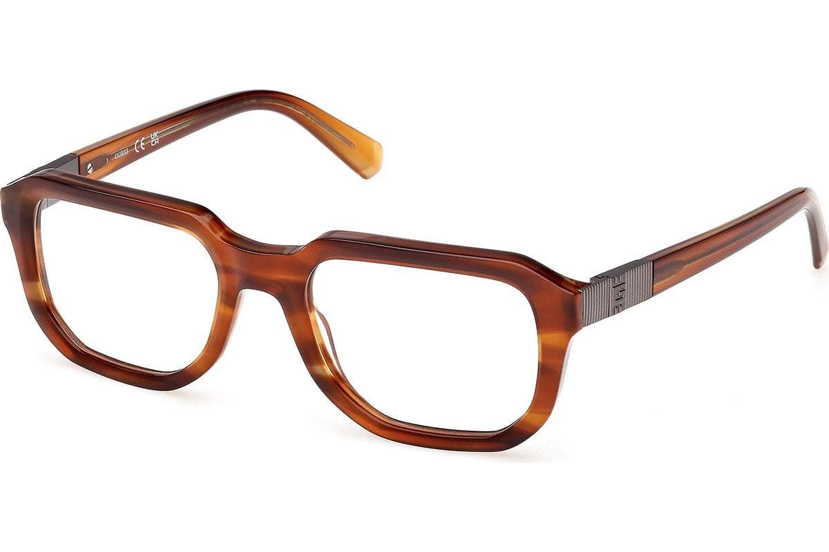 Guess GU50332 047 Eyeglasses Light Brown 52mm Men