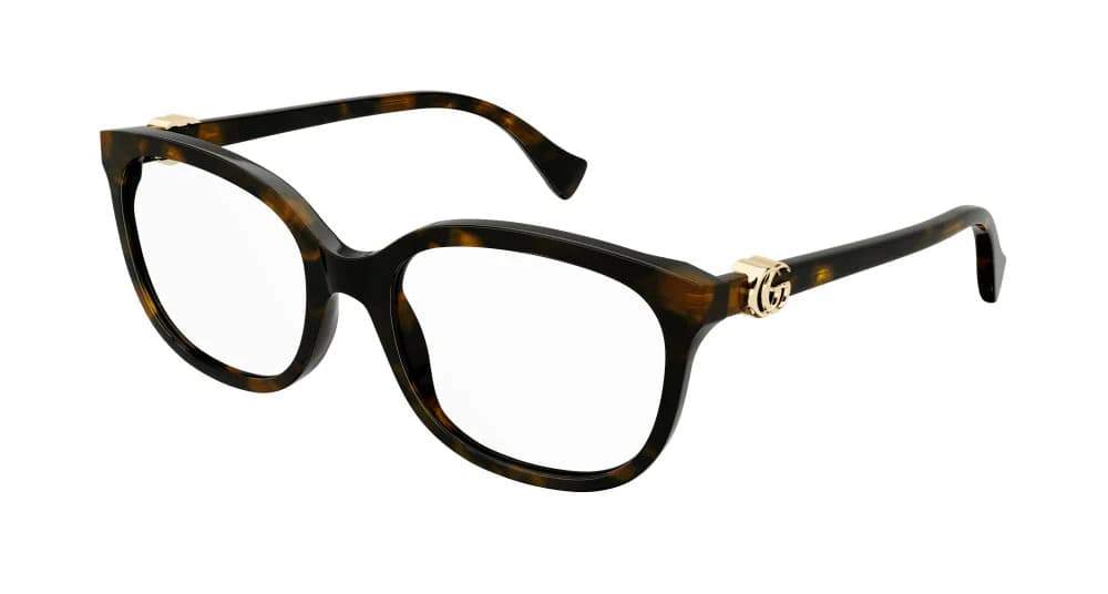 Gucci GG1075OA 002 Eyeglasses Havana 54mm Women