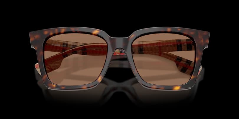 Burberry 0BE4335 390373 Sunglasses Dark Havana 53mm Women 5