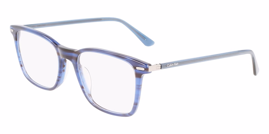 Calvin Klein CK22541 420 Eyeglasses Blue Horn 55mm Men