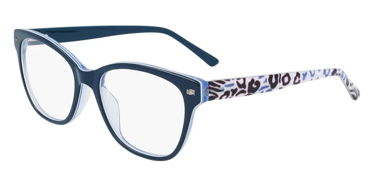 Bebe BB5194 400 Eyeglasses Blue Animal 53mm Women
