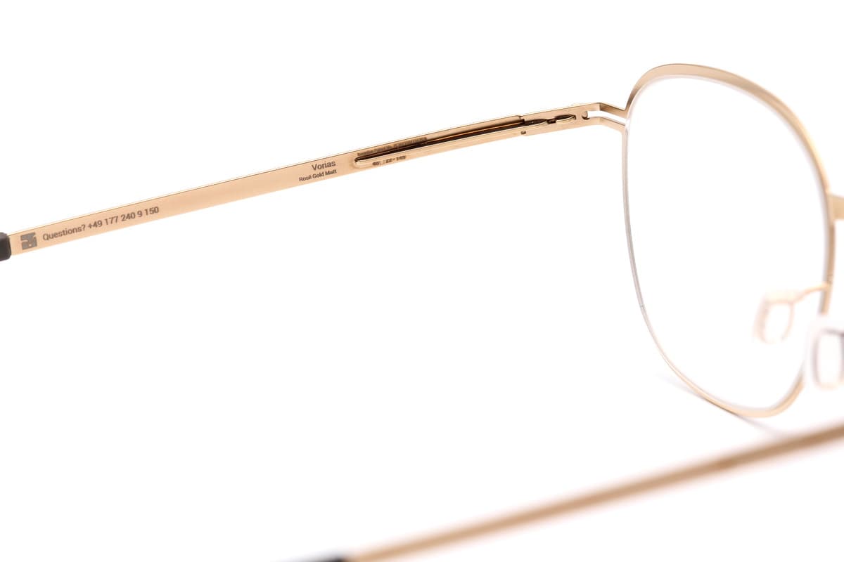 IC Berlin Vorias Eyeglasses Matte Rose Gold 48mm Unisex 3