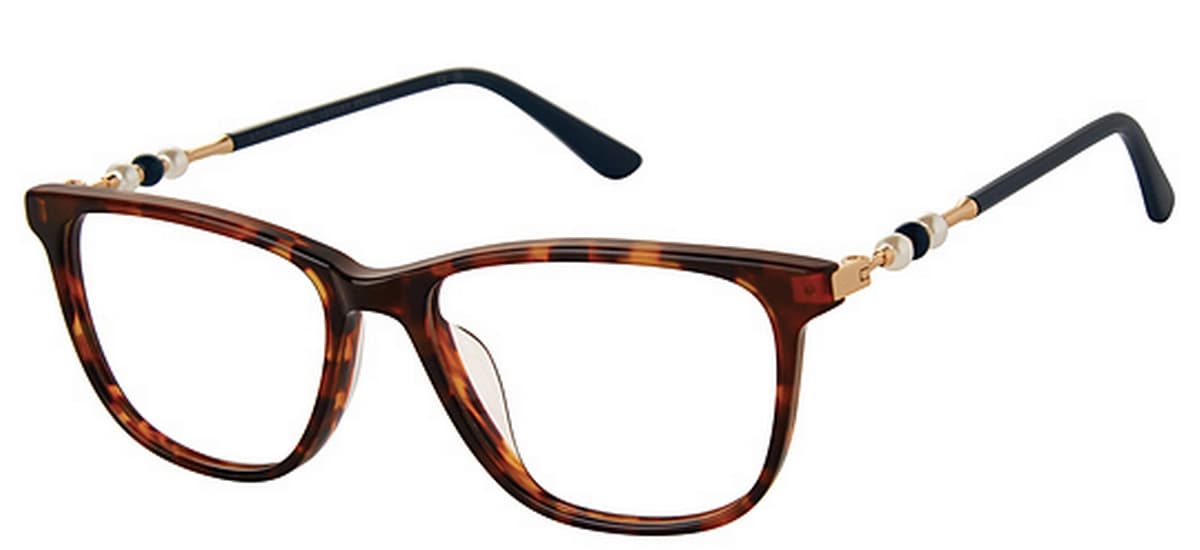 Ann Taylor TYATP024 02 Eyeglasses Tortoise Teal 49mm Women