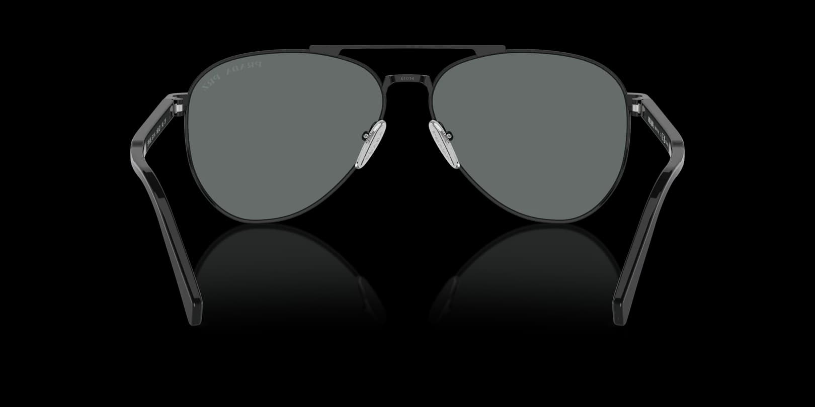 Prada 0PR A58S 1AB5Z1 Sunglasses Black 61mm Men 4