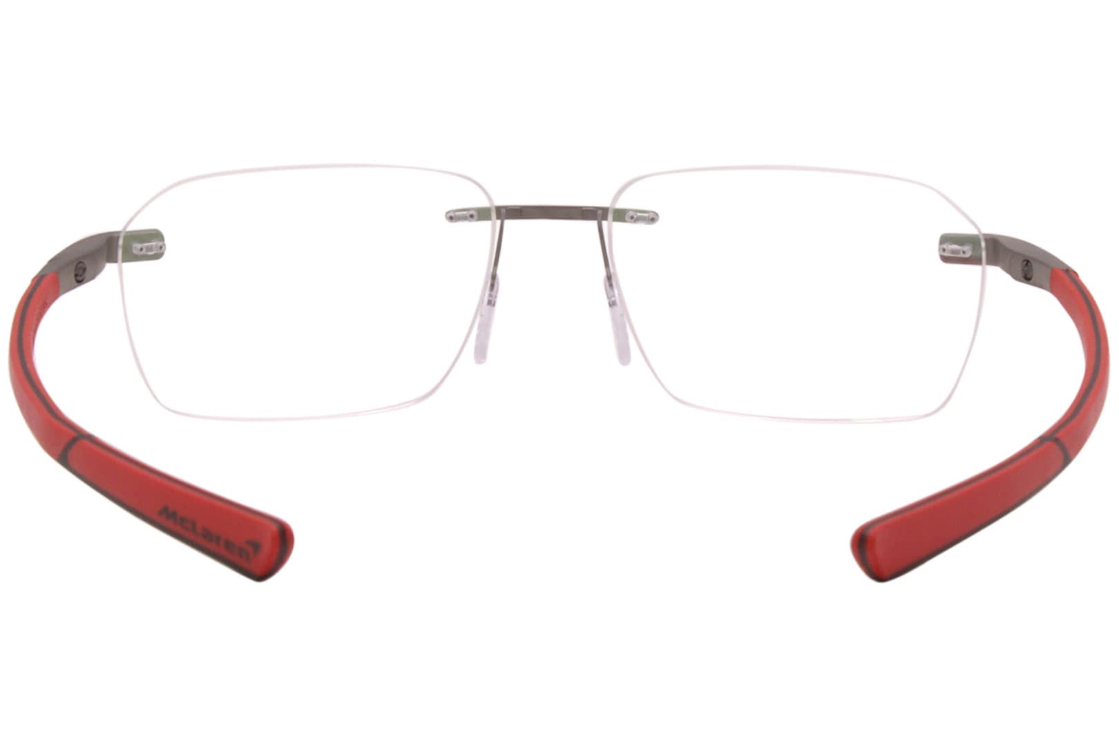 McLaren MLSUPO24 C03 Eyeglasses Brushed Pure/red 56mm Men 4