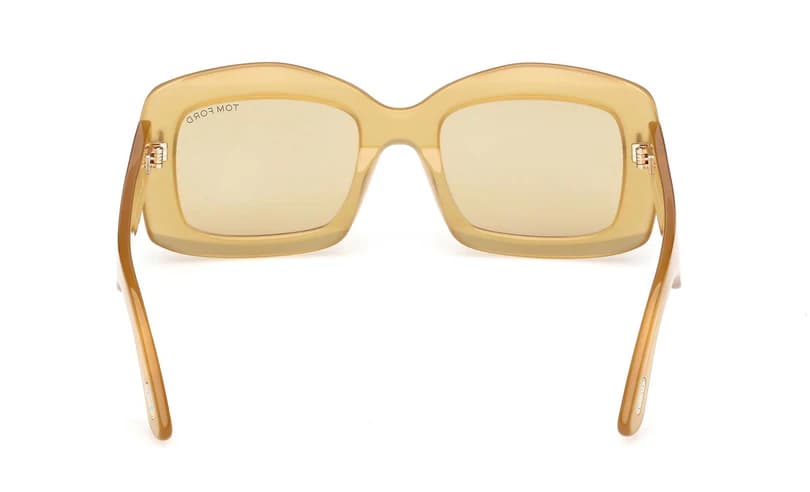 Tom Ford FT1218 39E Sunglasses Shiny Yellow 53mm Women 4